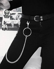 Fashion Mens Womens Stainless Steel jeans chain jean chain Pants Chain Biker Wallet Chain For Women