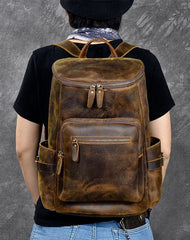 Brown Leather Men 14
