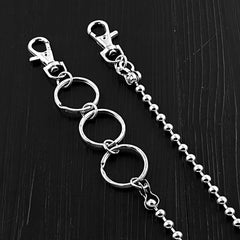 SOLID STAINLESS STEEL BIKER Mens Womens PANTS CHAIN jeans chain jean chain Biker Wallet Chain FOR MEN