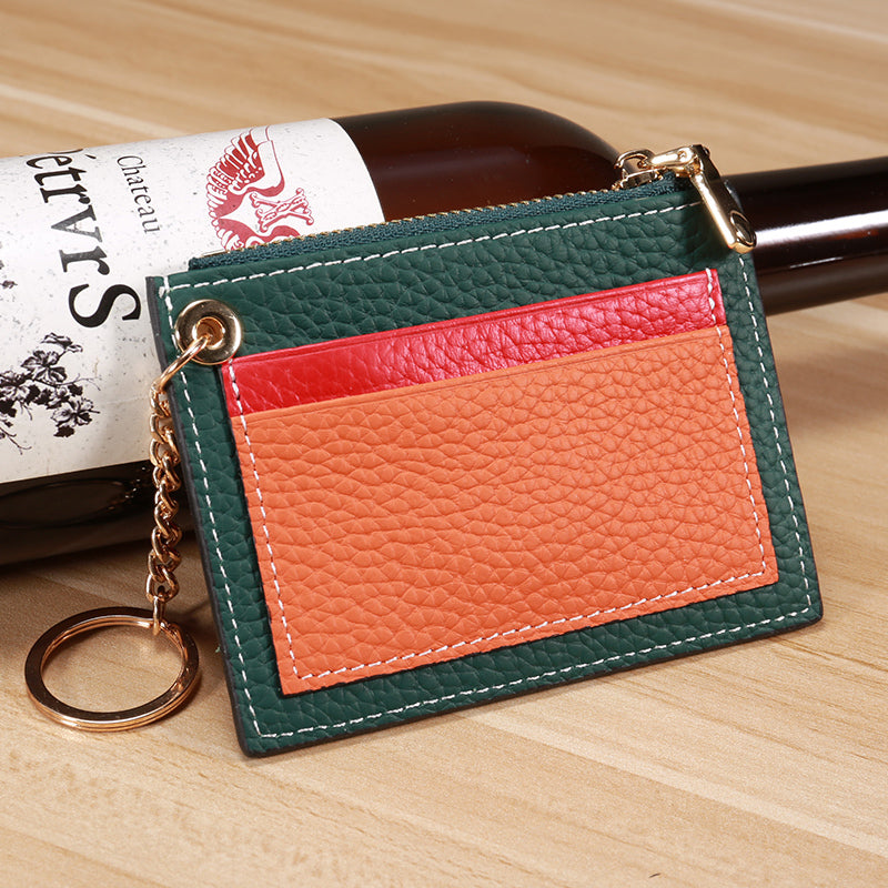 Leather card shop holder wallet womens