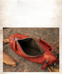 Green Leather Womens Phone Shoulder Bag Small Vertical Side Bag Handmade Crossbody Purse for Ladies