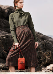 Red Leather Womens Phone Shoulder Bag Small Vertical Side Bag Handmade Crossbody Purse for Ladies