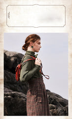 Brown Leather Womens Phone Shoulder Bag Small Vertical Side Bag Handmade Crossbody Purse for Ladies