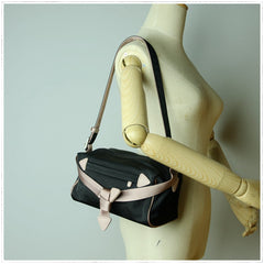 Small Womens Pink NYLON Shoulder Bag Purse Cute NYLON Crossbody Purse for Ladies