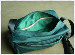 Small Womens Black&Pink NYLON Shoulder Bag Purse Cute NYLON Crossbody Purse for Ladies