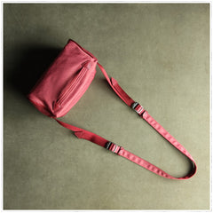 Small Womens Black&Pink NYLON Shoulder Bag Purse Cute NYLON Crossbody Purse for Ladies