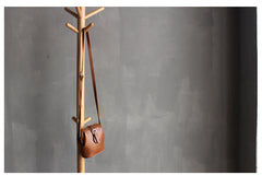 Small Womens Brown Leather Small doctor bag shoulder doctor bag for women