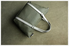 Small Womens Green Nylon Handbag Purse Nylon Crossbody Purse Shoulder Bag for Ladies