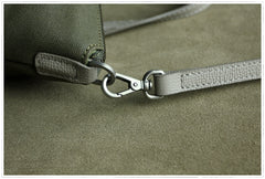Small Womens Green Nylon Handbag Purse Nylon Crossbody Purse Shoulder Bag for Ladies