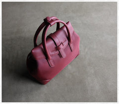 Small Womens Red NYLON Handbag Purse Cute NYLON Shoulder Bag Crossbody Purse for Ladies
