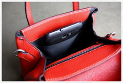 Small Womens Navy Leather Handbag Purse Leather Navy Mini Shoulder Bag Handbag Purse for Ladies