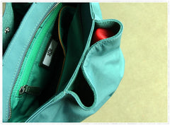 Small Womens Gray Nylon Leather Crossbody Handbag Purse Bucket Gray Nylon Shoulder Bag Purse for Ladies