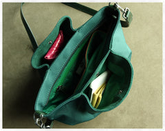 Small Womens Gray Nylon Leather Crossbody Handbag Purse Bucket Gray Nylon Shoulder Bag Purse for Ladies