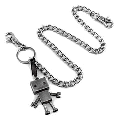 Cool Robot Silver Mens Pants Chain Biker Wallet Chain jeans chain jean chain Wallet Chain For Men