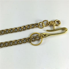 Solid Brass Cool Punk Rock Wallet Chain Biker Trucker Wallet Chain Trucker Wallet Chain for Men