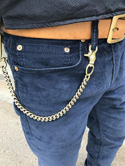 Solid Brass Cool Punk Rock Wallet Chain Biker Trucker Wallet Chains Trucker Wallet Chain for Men
