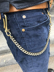 Solid Brass Cool Punk Rock Wallet Chain Biker Trucker Wallet Chains Trucker Wallet Chain for Men