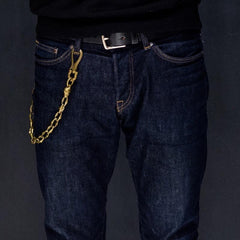 Solid Men's Handmade Horseshoe Buckle Key Chain Pants Chains Biker Wallet Chain For Men