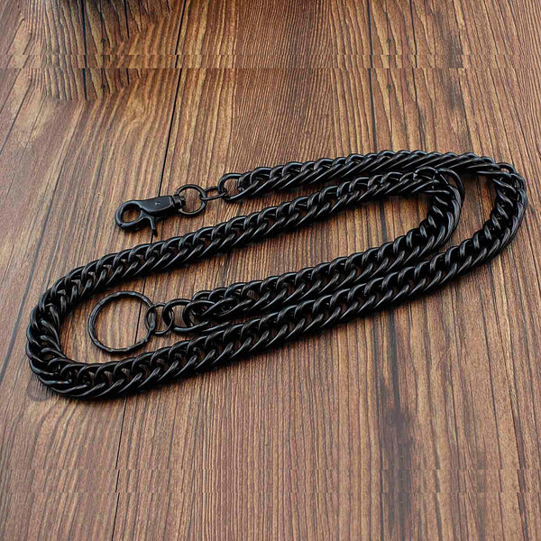 Cool Black Biker Wallet Chain Long Black Wallet Chain Black Chain for Wallet