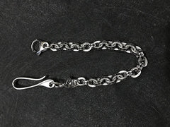 Solid Stainless Steel Cool Punk Rock Skull Wallet Chain Biker Wallet Chain Trucker Wallet Chain for Men