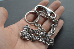 Solid Stainless Steel Cool Punk Rock Wallet Chain Biker Trucker Wallet Chain Trucker Wallet Chain for Men