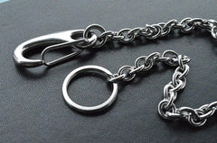 Solid Stainless Steel Cool Punk Rock Wallet Chain Biker Trucker Wallet Chain Trucker Wallet Chain for Men