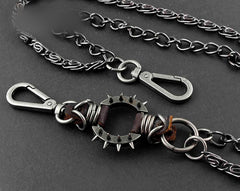 Solid Stainless Steel Wallet Chain Cool Punk Rock Biker Trucker Wallet Chain Trucker Wallet Chain for Men