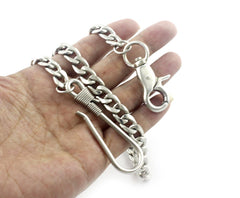 Solid Stainless Steel Wallet Chain Cool Punk Rock Biker Trucker Wallet Chain Trucker Wallet Chain for Men