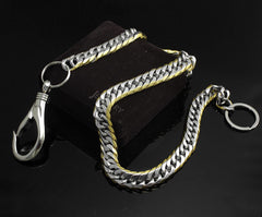 Solid Stainless Steel Wallet Chain Cool Punk Rock Biker Trucker Wallet Chain Trucker Wallet Chain for Men