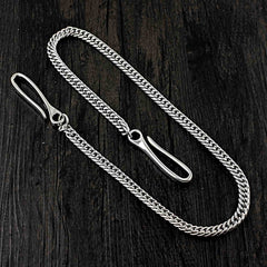 SOLID STAINLESS STEEL Mens BIKER WALLET CHAIN LONG PANTS CHAIN jeans chain jean chain FOR Women MEN