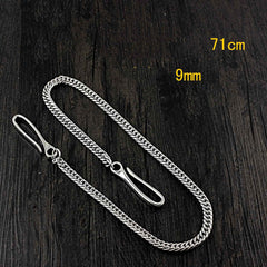 SOLID STAINLESS STEEL Mens BIKER WALLET CHAIN LONG PANTS CHAIN jeans chain jean chain FOR Women MEN