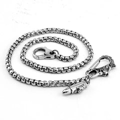 Cool Stainless Steel Mens Bullet Pants Chain Wallet CHain Biker Wallet Chain For Men