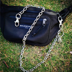 Cool Silver Street Style Pants Chain Key Chain Long Biker Wallet Chain For Men