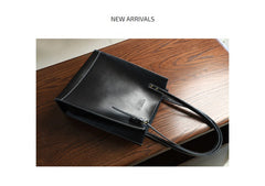 Stylish LEATHER WOMEN Vertical Tote BAG Handmade Cute Shopper Tote Purses FOR WOMEN
