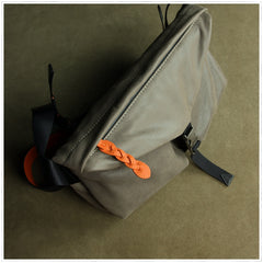 Stylish Men Coffee Leather Shoulder Purse Side Bag Leather Messenger Bag for Men