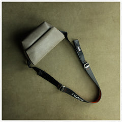 Stylish Womens Coffee Leather Sling Bag Crossbody Shoulder Bag Purse Sling Pack for Ladies