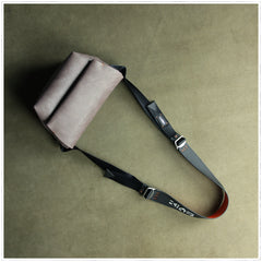 Stylish Womens Coffee Leather Sling Bag Crossbody Shoulder Bag Purse Sling Pack for Ladies