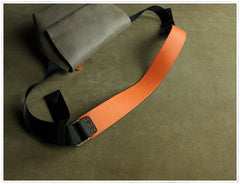 Stylish Womens Coffee Leather Sling Bag Crossbody Shoulder Bag Purse Sling Pack for Ladies