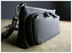 Stylish Womens Black NYLON Crossbody Wallet Purse Shoulder Wallet Bag Purse for Ladies