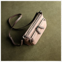 Stylish Womens Pink NYLON Crossbody Wallet Purse Shoulder Wallet Bag Purse for Ladies