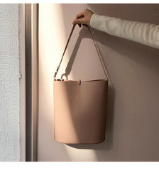 Stylish Bucket Bag LEATHER WOMENs SHOULDER BAG Purses FOR WOMEN