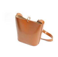 Stylish Bucket Bag LEATHER WOMENs SHOULDER BAG Purses FOR WOMEN