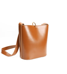 Stylish Bucket Bag LEATHER WOMENs SHOULDER BAG Purses FOR WOMEN