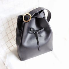 Stylish Bucket Bag Purse LEATHER WOMENs SHOULDER BAGs FOR WOMEN