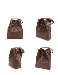 Stylish Bucket Bag Purse LEATHER WOMENs SHOULDER BAGs FOR WOMEN