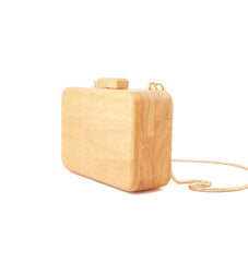Stylish Cute Wooden WOMENs SHOULDER BAGs Chain Purses FOR WOMEN