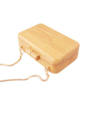 Stylish Cute Wooden WOMENs SHOULDER BAGs Chain Purses FOR WOMEN