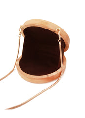 Stylish Cute Wooden WOMENs SHOULDER BAGs Chain Purses FOR WOMEN