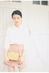 Stylish Cute Wooden WOMENs SHOULDER BAGs Chain Purses FOR WOMEN