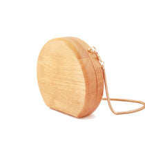 Stylish Cute Wooden WOMENs SHOULDER BAGs Chain Purses FOR WOMEN